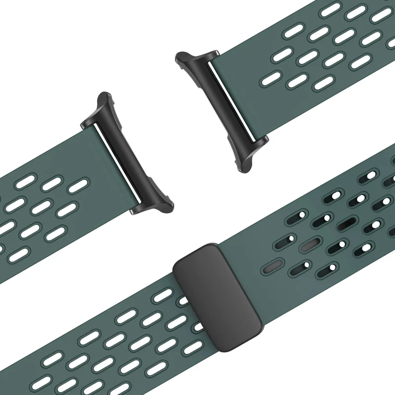 Bandz Samsung Galaxy Watch Ultra 2 D-Schnalle Sportarmband 'Air' (Viridiangrün)