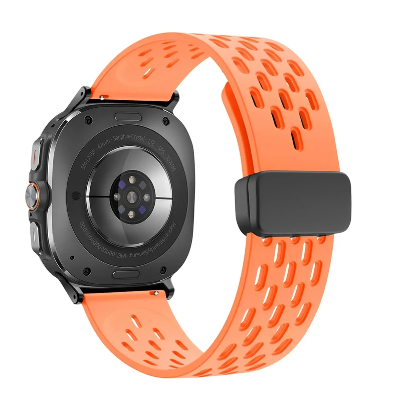 Bandz Samsung Galaxy Watch Ultra 2 D-Schnalle Sportarmband 'Air' (Orange)