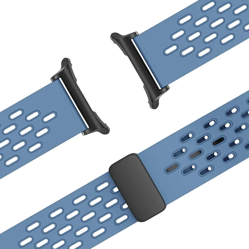 Bandz Samsung Galaxy Watch Ultra 2 D-Schnalle Sportarmband 'Air' (Graublau)