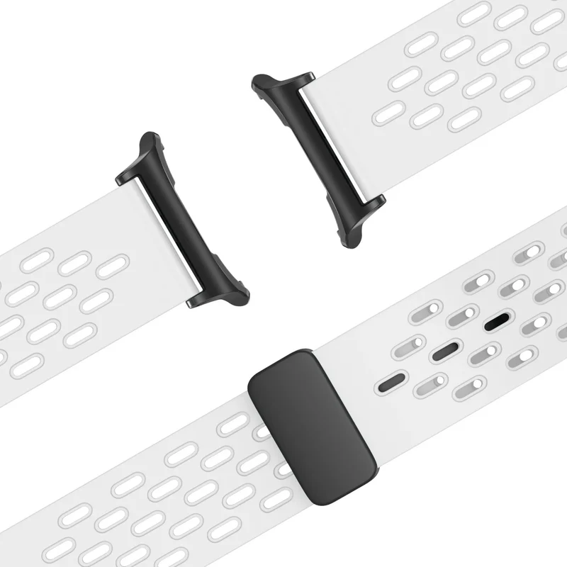 Bandz Samsung Galaxy Watch Ultra 2 D-Schnalle Sportarmband 'Air' (Weiß)