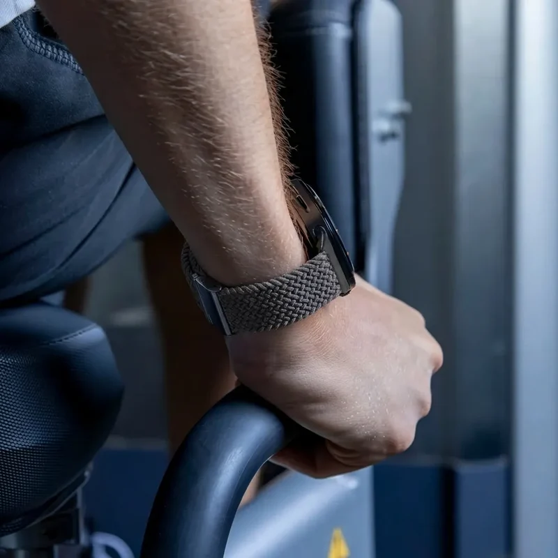 Samsung Galaxy Watch Ultra 2 Geflochtenes Nylonarmband (Dunkelgrau)