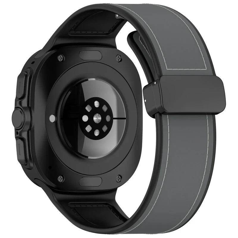 Samsung Galaxy Watch Ultra 2 Leder Hybrid Armband (Grau)
