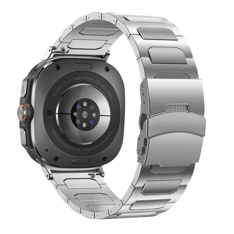 Bandz Samsung Galaxy Watch Ultra 2 Titanarmband 'Deluxe' (Silber)
