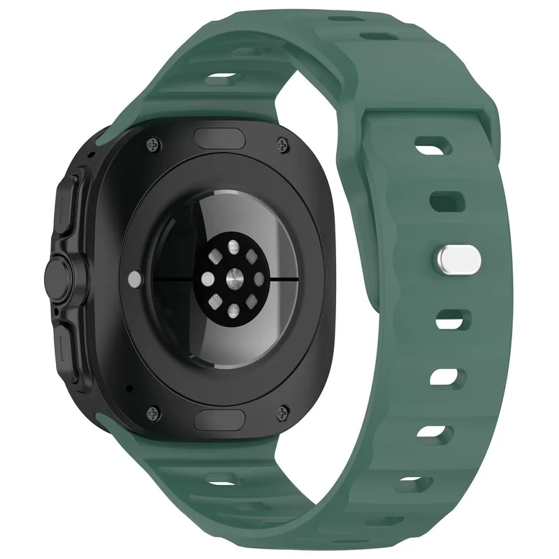 Samsung Galaxy Watch Ultra 2 Outdoor Silikonarmband (Dunkelgrün)