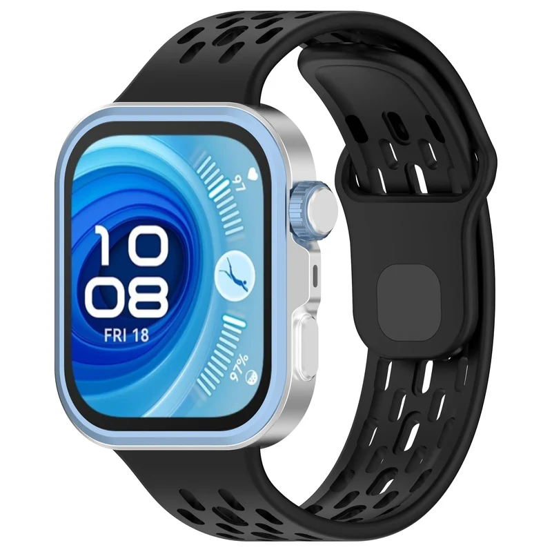 Huawei Watch Fit 5 Air Silikonarmband (Schwarz)