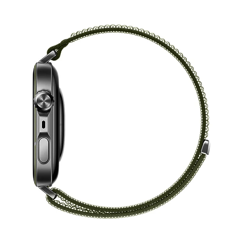Huawei Watch Fit 5 Ultradünnes Nylonband (Dunkelgrün)