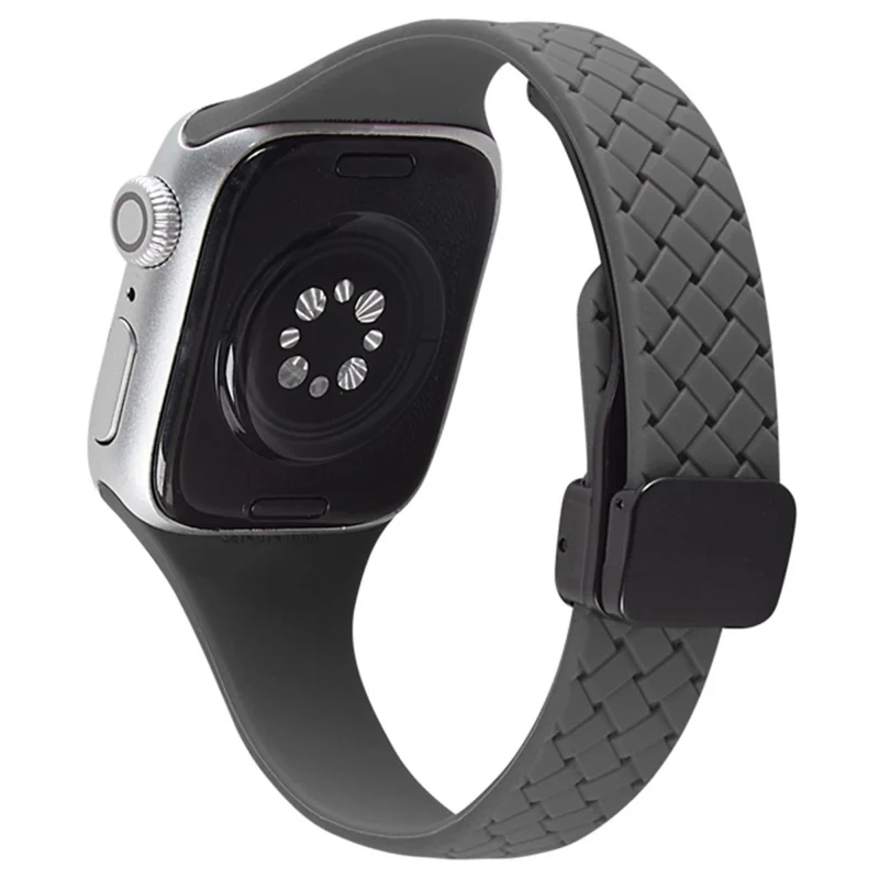 Apple Watch 49mm / 45mm / 44mm / 42mm Silicone Watch Strap - Dark Grey