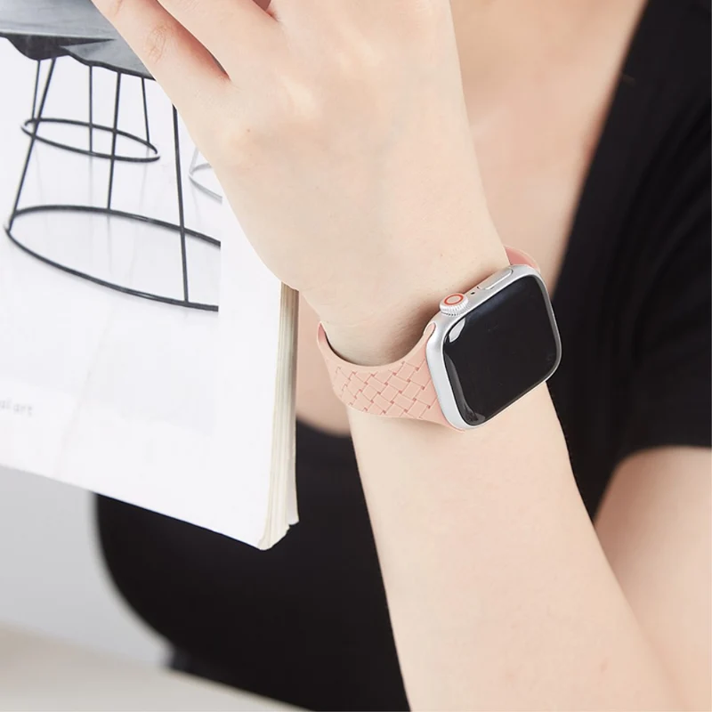 Apple Watch 49mm / 45mm / 44mm / 42mm Silicone Watch Strap - Dark Grey