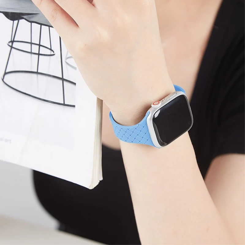Apple Watch 49mm / 45mm / 44mm / 42mm Silicone Watch Strap - Dark Grey