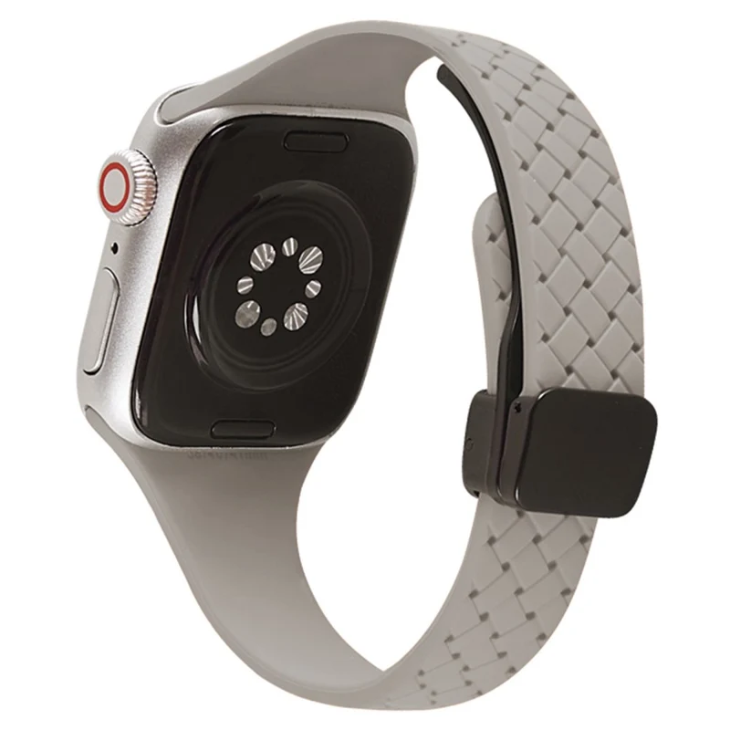 Apple Watch 49mm / 45mm / 44mm / 42mm Silicone Watch Strap - Dark Grey