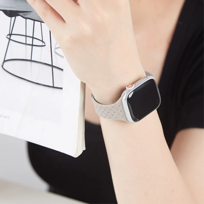 Apple Watch 49mm / 45mm / 44mm / 42mm Silicone Watch Strap - Dark Grey