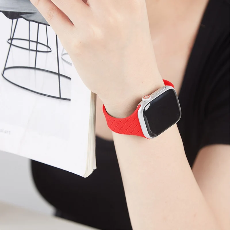 Apple Watch 49mm / 45mm / 44mm / 42mm Silicone Watch Strap - Dark Grey