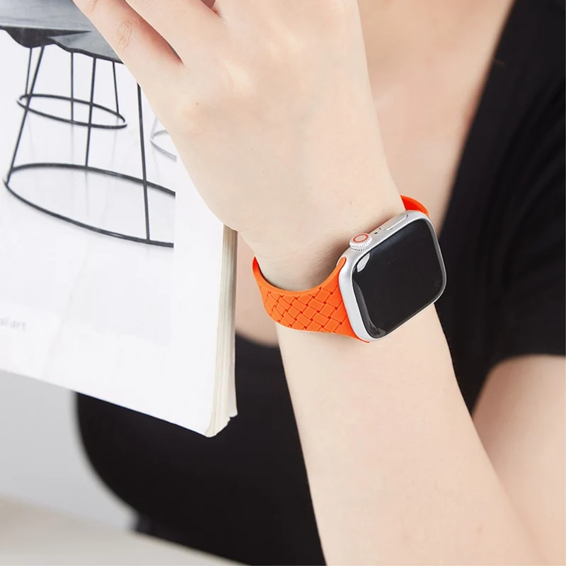 Apple Watch 49mm / 45mm / 44mm / 42mm Silicone Watch Strap - Dark Grey