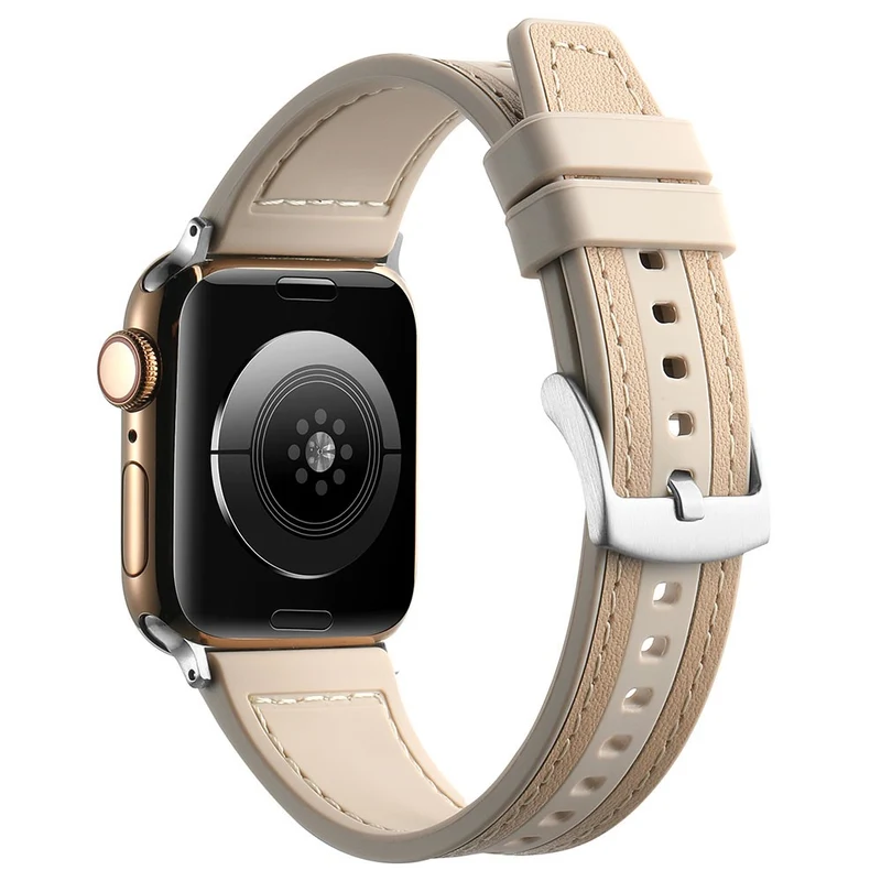 Apple Watch 49mm / 45mm / 44mm / 42mm Watch Bracelet - White+Black