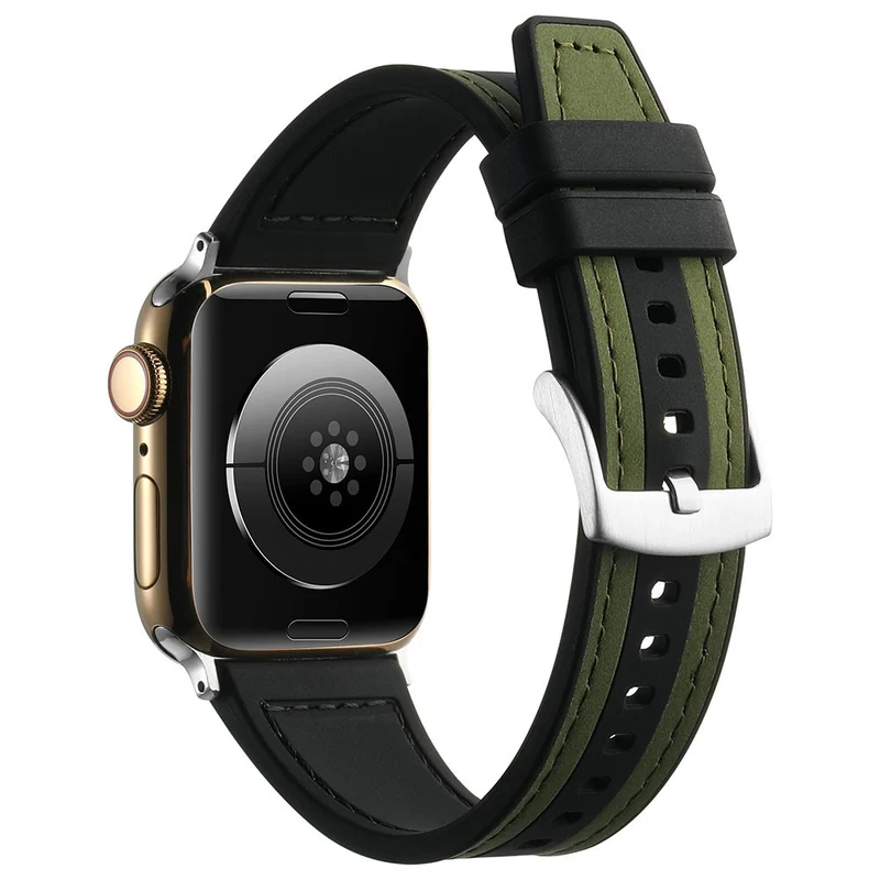 Apple Watch 49mm / 45mm / 44mm / 42mm Watch Bracelet - White+Black
