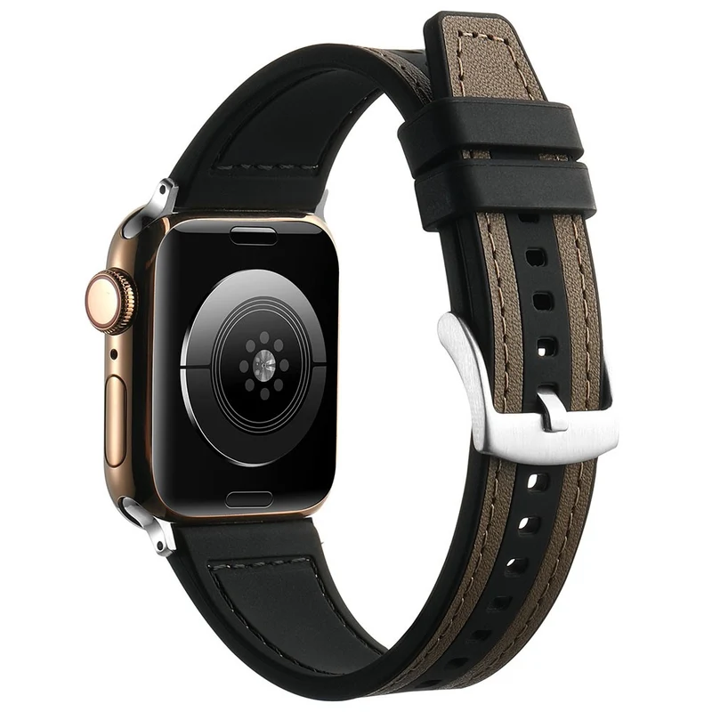 Apple Watch 49mm / 45mm / 44mm / 42mm Watch Bracelet - White+Black