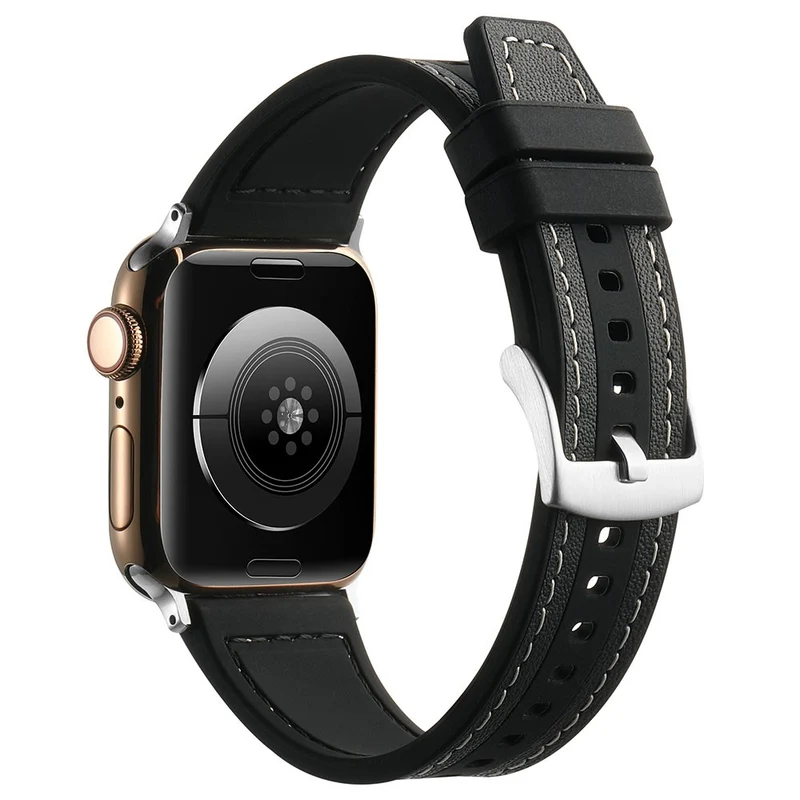 Apple Watch 49mm / 45mm / 44mm / 42mm Watch Bracelet - White+Black