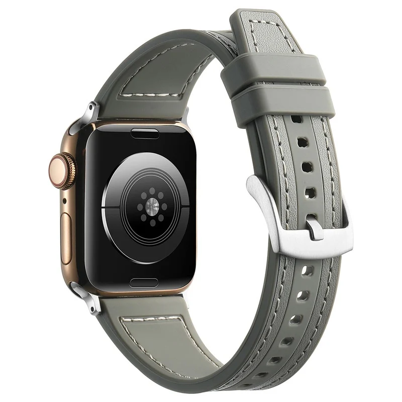 Apple Watch 49mm / 45mm / 44mm / 42mm Watch Bracelet - White+Black
