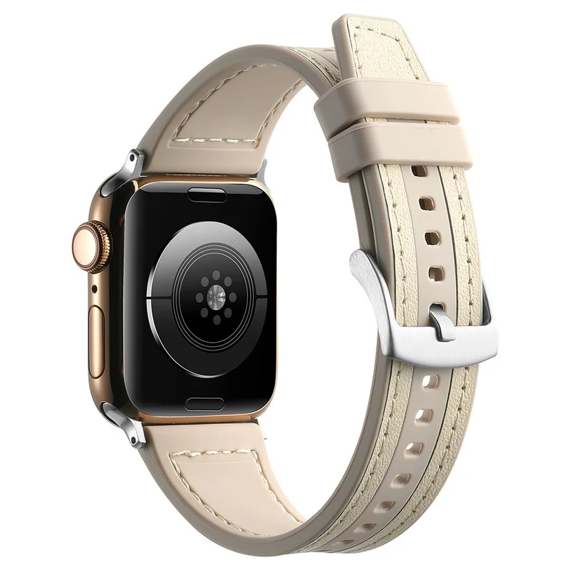 Apple Watch 49mm / 45mm / 44mm / 42mm Watch Bracelet - White+Black