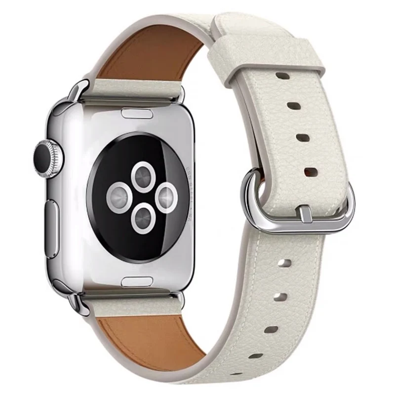Apple Watch 49mm / 45mm / 44mm / 42mm Genuine Cow Leather Watch Strap