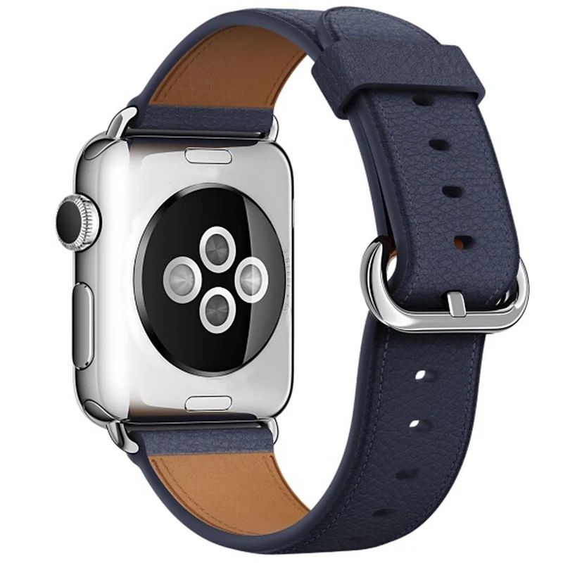 Apple Watch 49mm / 45mm / 44mm / 42mm Genuine Cow Leather Watch Strap