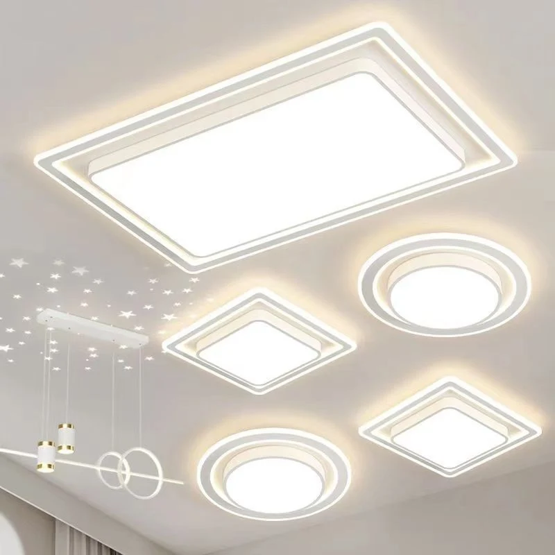 Moderne geometrische LED-Deckenleuchte