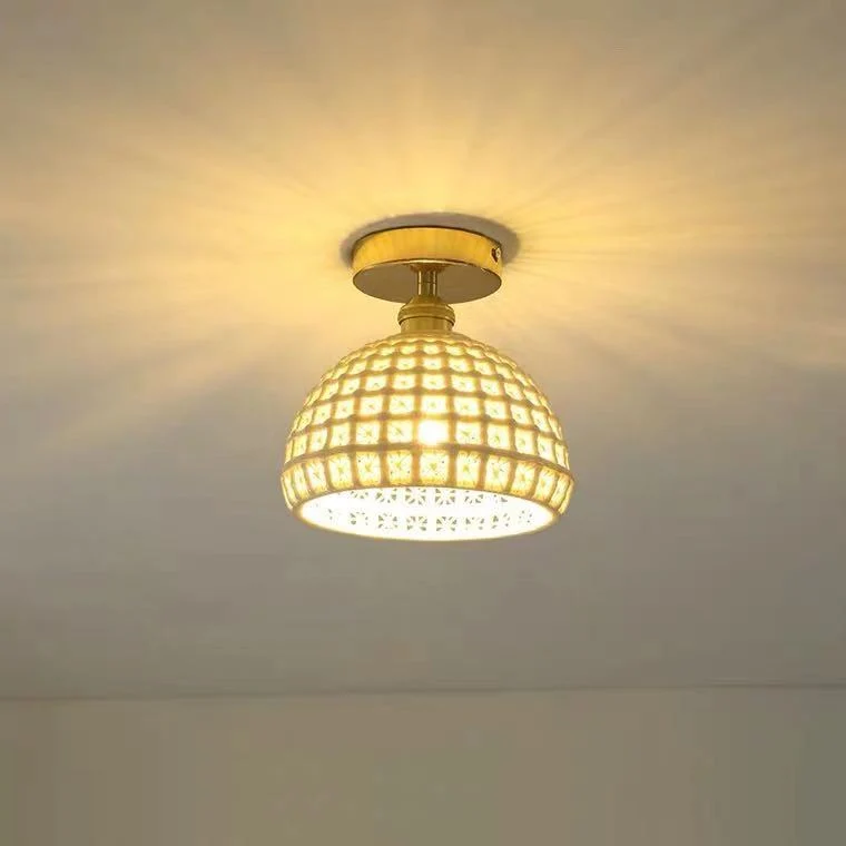 Vintage Glas Flush Mount Licht