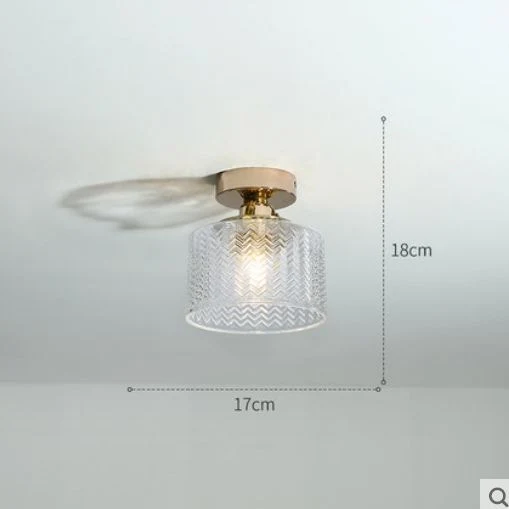 Vintage Glas Flush Mount Licht
