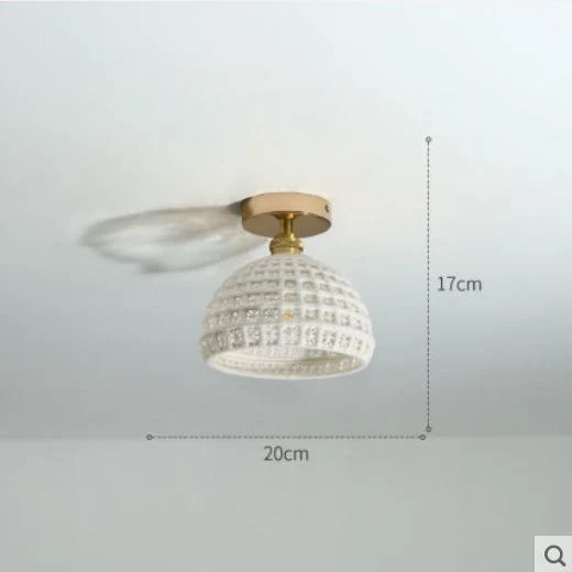 Vintage Glas Flush Mount Licht