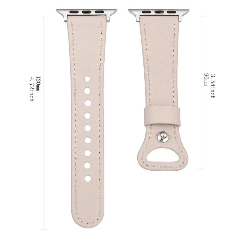 Apple Watch Series 41mm / 40mm / 38mm Cow Leather Watch Strap