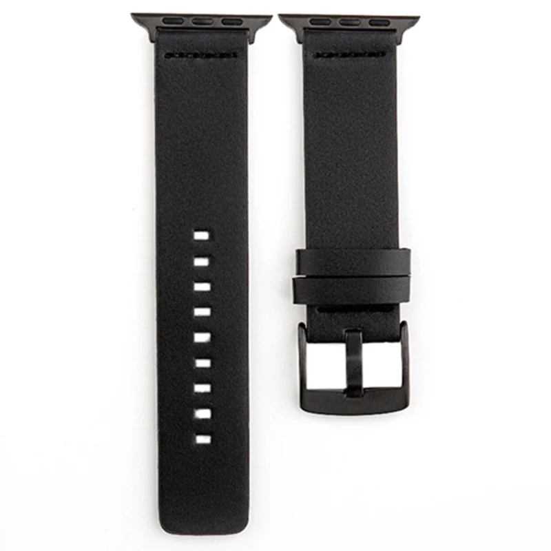 Apple Watch Series 41mm / 40mm / 38mm Watchband Genuine Cow Leather Watch Strap