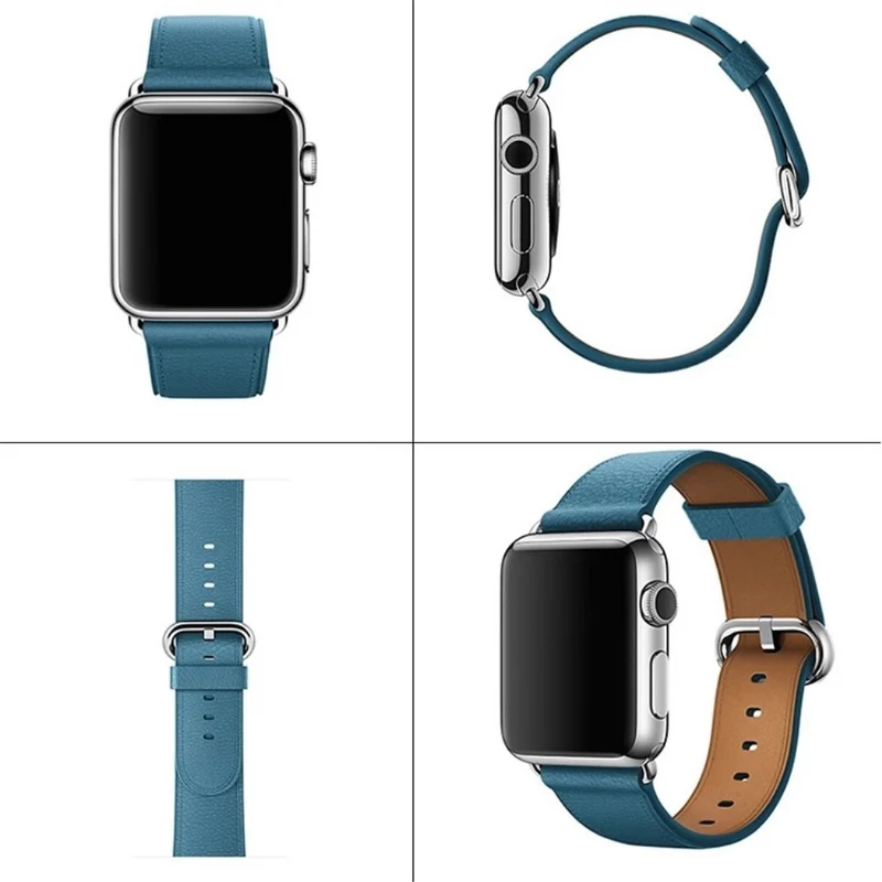 Apple Watch Series 41mm / 40mm / 38mm Genuine Cow Leather Watch Strap