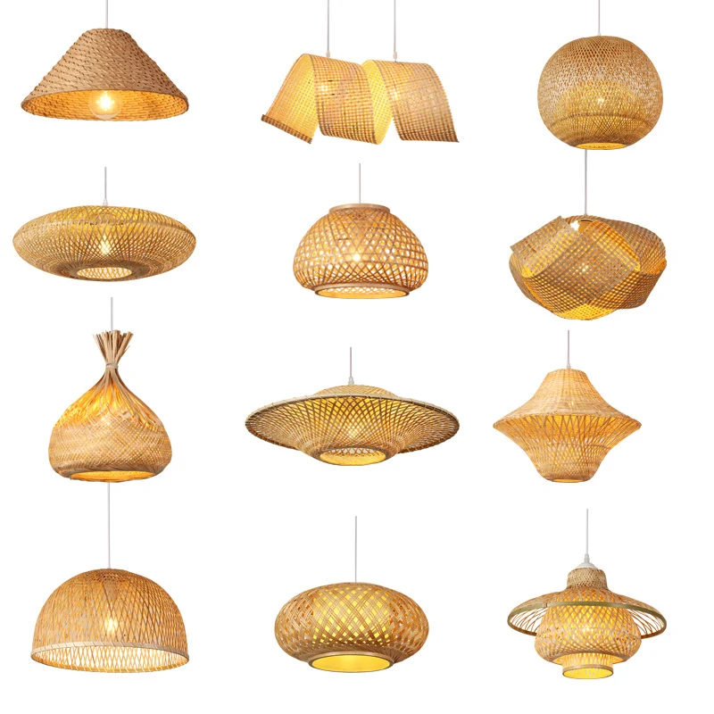 Woven Bamboo Deckenlampe