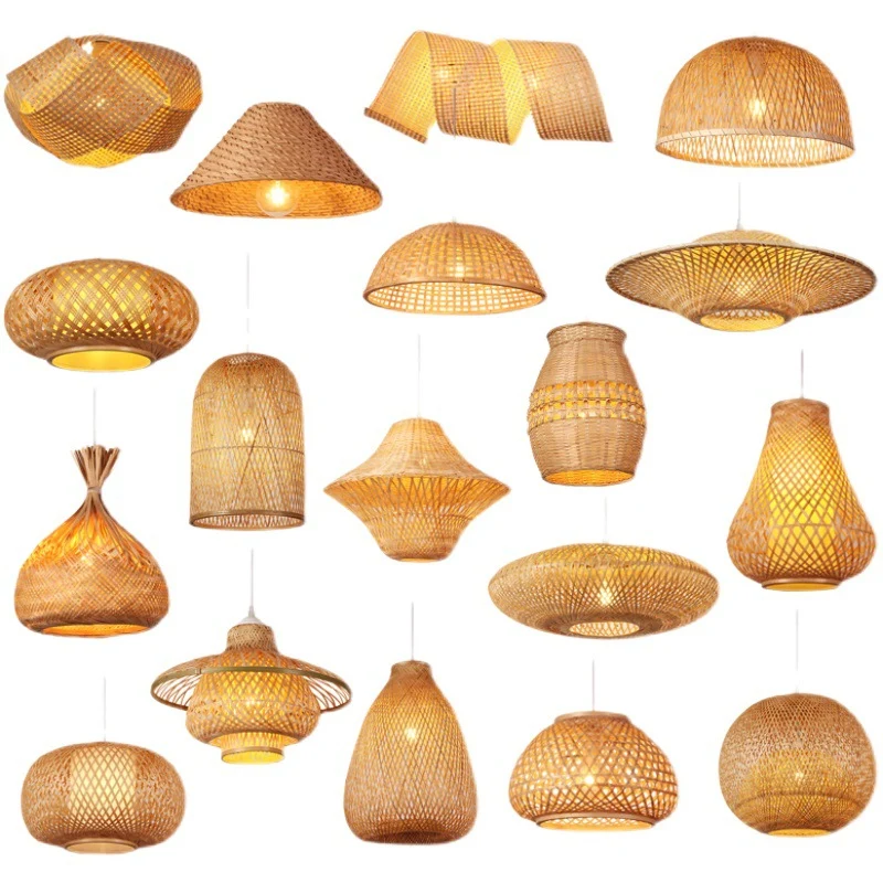 Woven Bamboo Deckenlampe