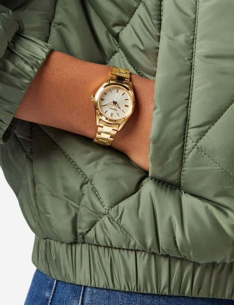 Seiko Conceptual SUR632P1 Damenuhr • Saphirglas • Goldene Optik