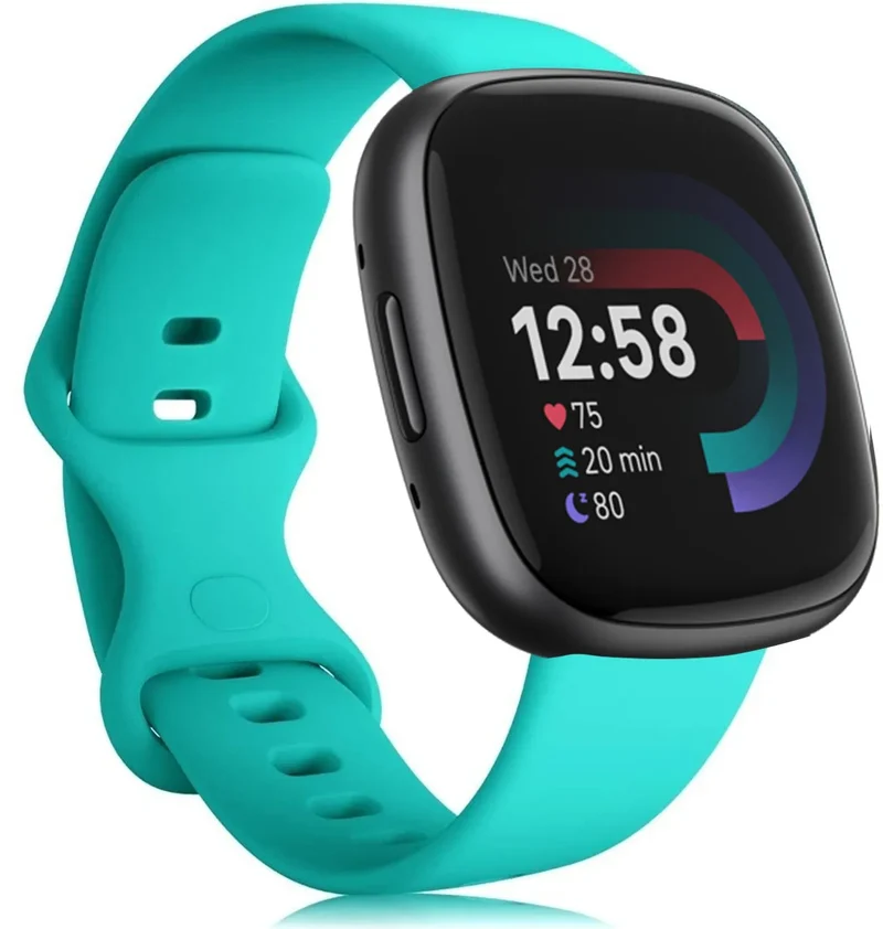 Fitbit Versa 4 Silikonarmband (Aqua)