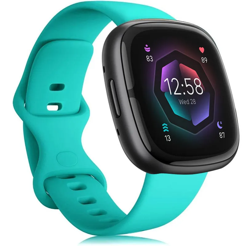 Fitbit Sense 2 Silikonarmband (Aqua)