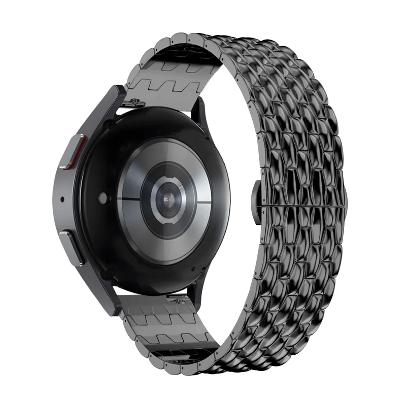 Bandz Huawei Watch GT 2 42mm Stahlarmband 'Dragon' (Schwarz)