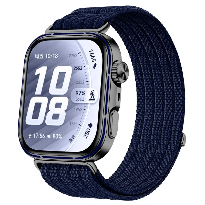 Huawei Watch Fit 5 Pro Ultradünnes Nylonband (Dunkelblau)
