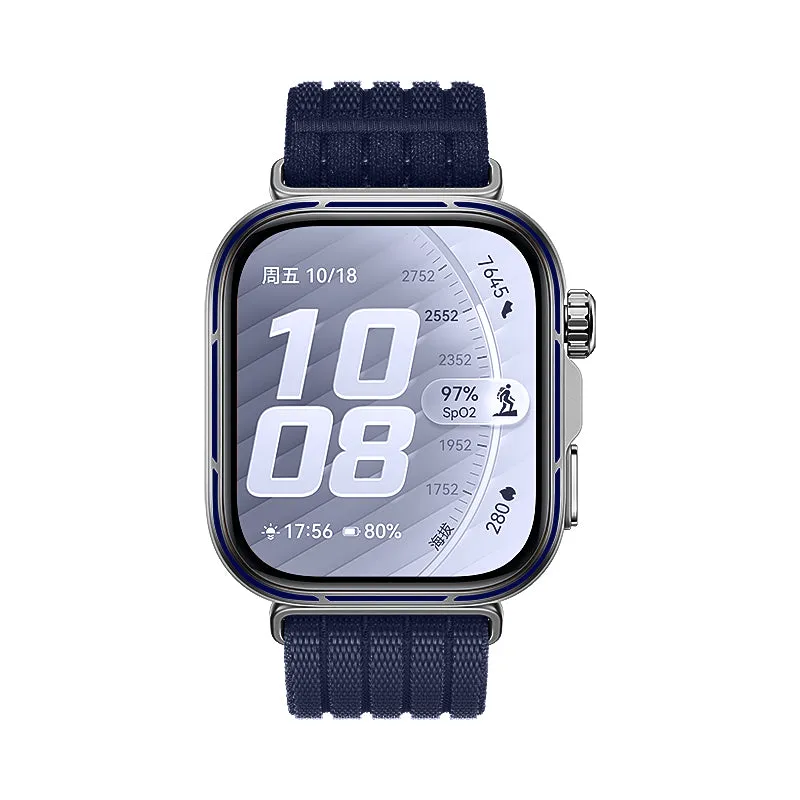 Huawei Watch Fit 5 Pro Ultradünnes Nylonband (Dunkelblau)