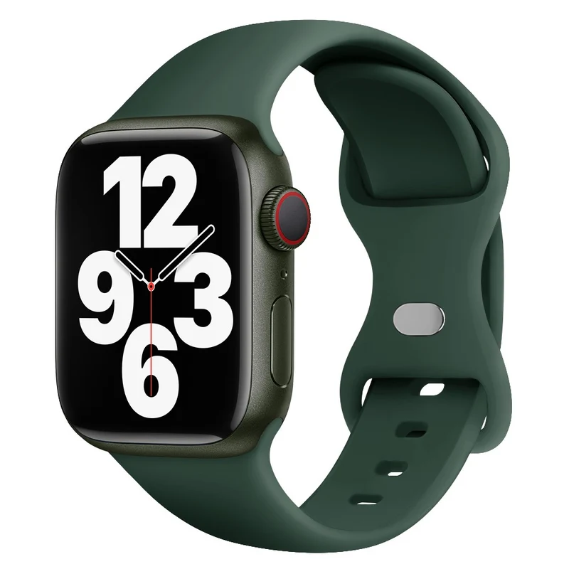 KALEBOL Apple Watch Series 41mm / 40mm / 38mm Silicone Sport Bands, Size: L
