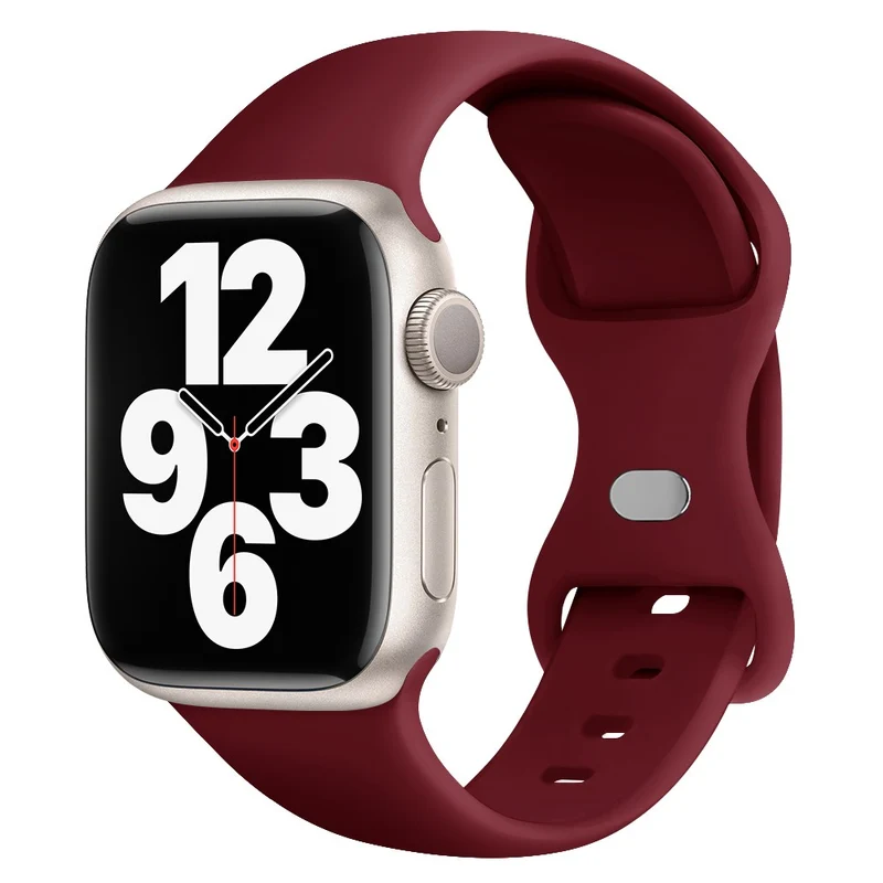 KALEBOL Apple Watch Series 41mm / 40mm / 38mm Silicone Sport Bands, Size: L