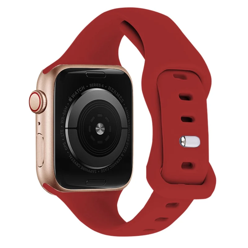 KALEBOL Apple Watch Series 41mm / 40mm / 38mm Silicone Strap Replacement, Size: L