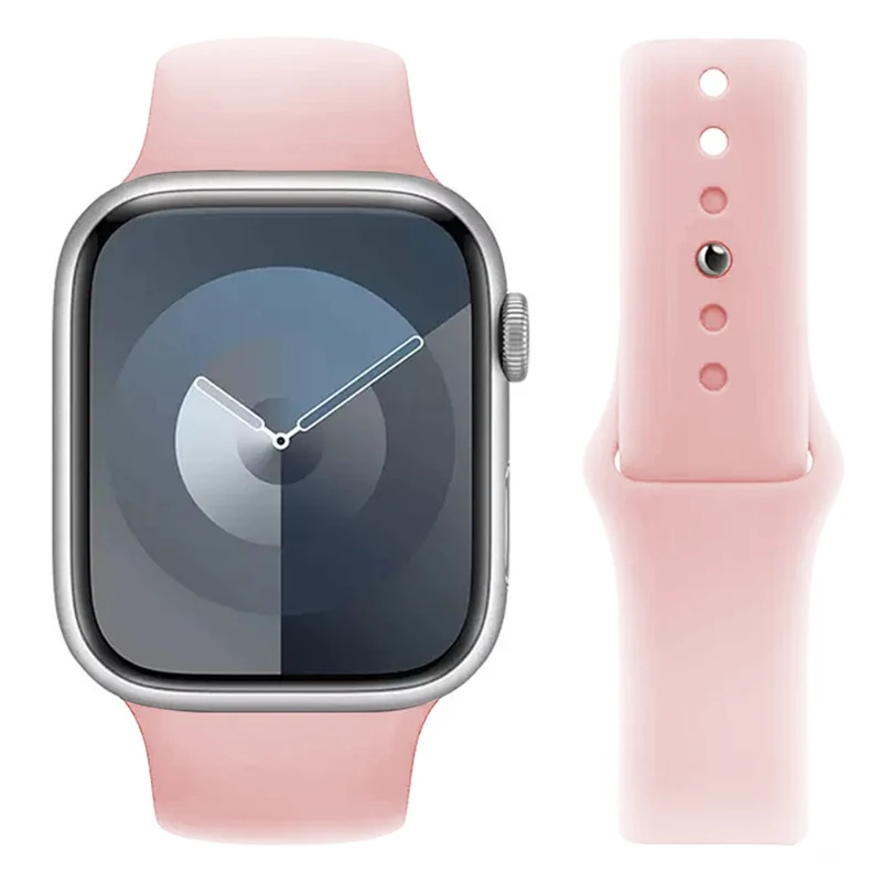 KALEBOL Apple Watch Series 41mm / 40mm / 38mm Silicone Watch Band, Size: S / M