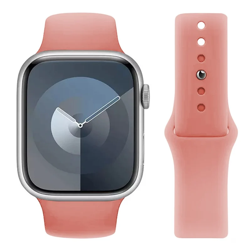 KALEBOL Apple Watch Series 41mm / 40mm / 38mm Silicone Watch Band, Size: S / M