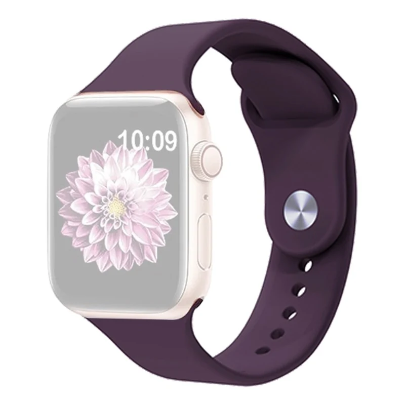 KALEBOL Apple Watch Series 41mm / 40mm / 38mm Silicone Watch Band, Size: S / M