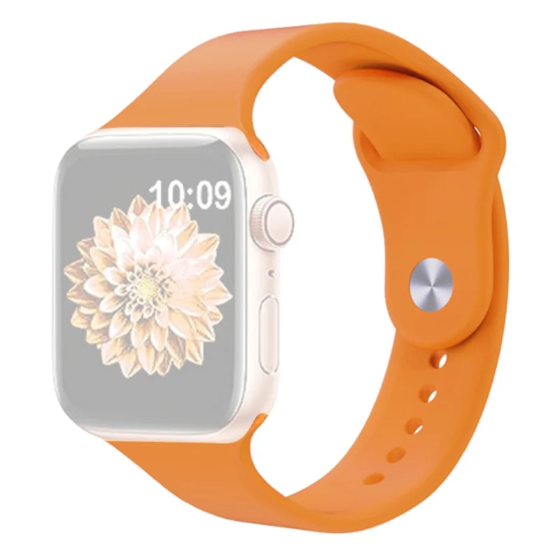 KALEBOL Apple Watch Series 41mm / 40mm / 38mm Silicone Watch Band, Size: S / M