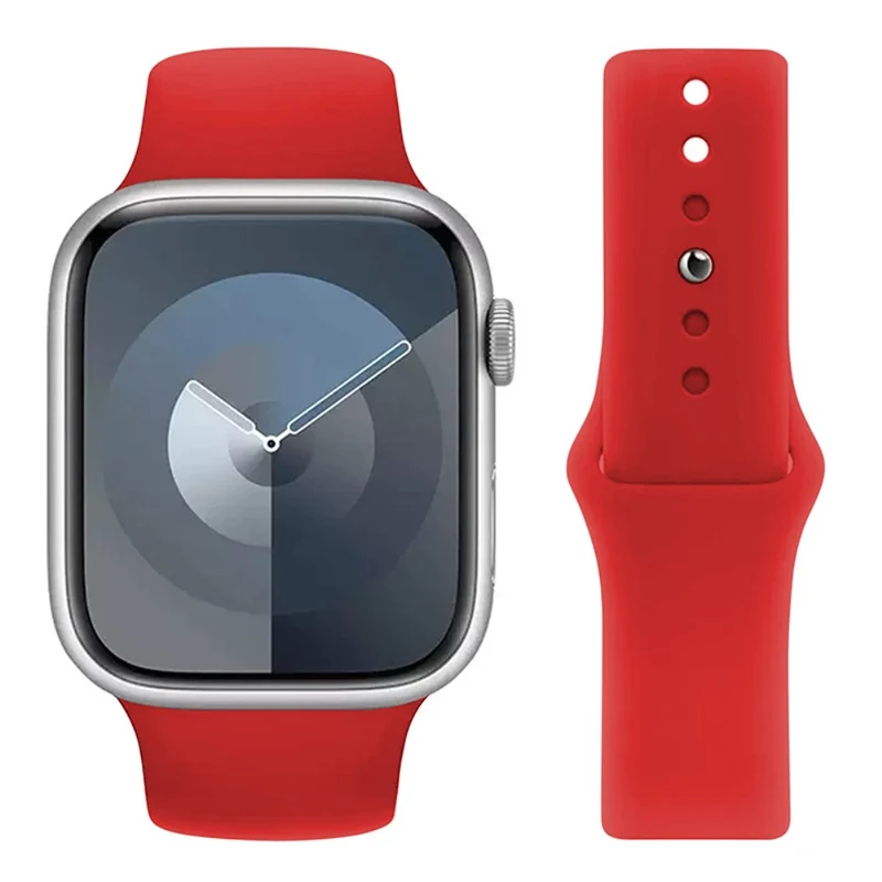 KALEBOL Apple Watch Series 41mm / 40mm / 38mm Silicone Watch Band, Size: S / M