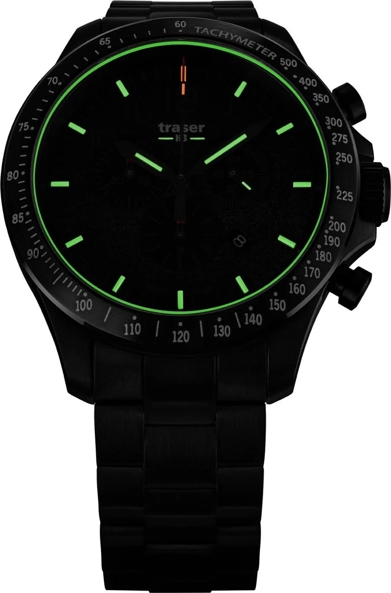 Traser P67 Officer Pro Chrono 109466 Herrenuhr • Trigalight H3-Tritium • Swiss Made