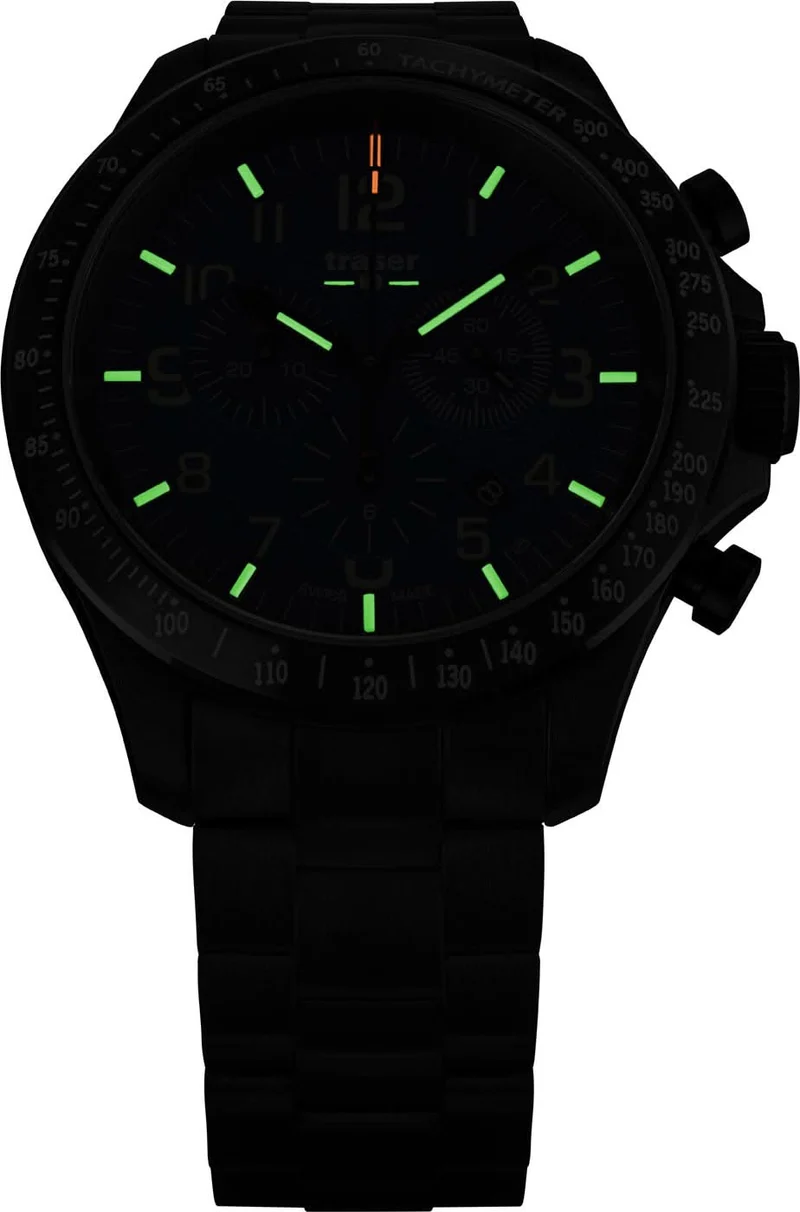 Traser P67 Officer Pro 109460 Herrenuhr • Trigalight Leuchttechnologie • Swiss Made